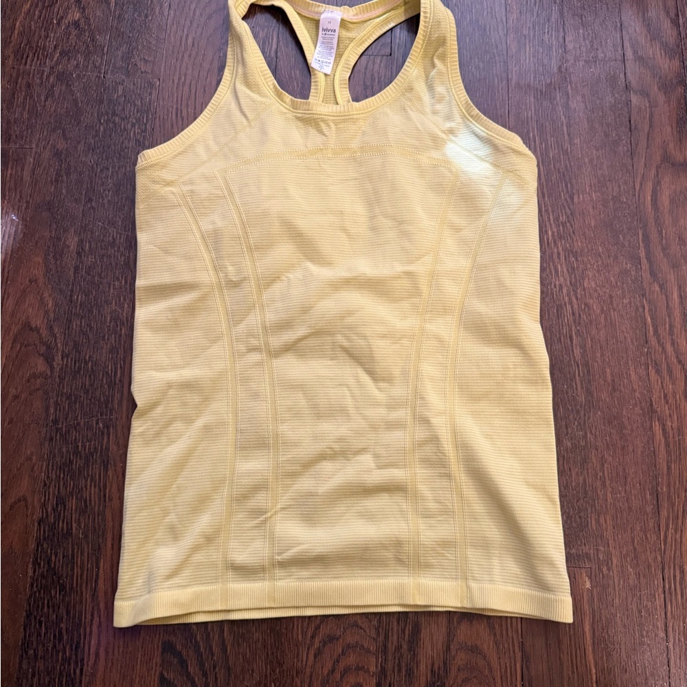 Ivivva Light Yellow Women's Tank Top